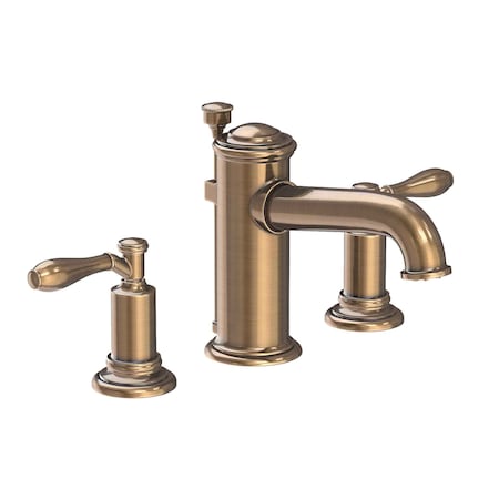 Newport Brass Widespread Lavatory Faucet in Antique Brass 2550-06